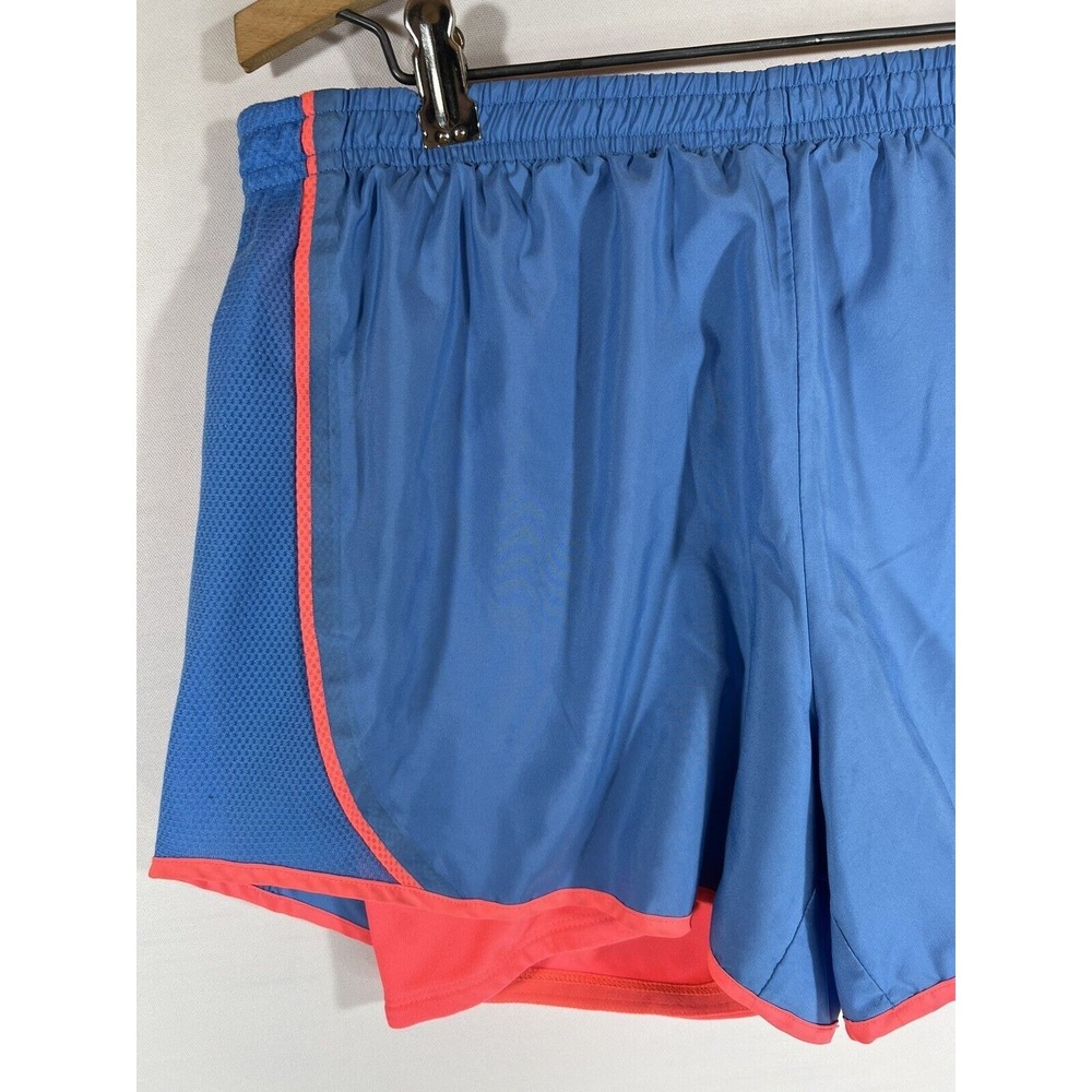 Nike Dri Fit Shorts Womens M Blue Peach Athletic Running - Picture 4 of 12